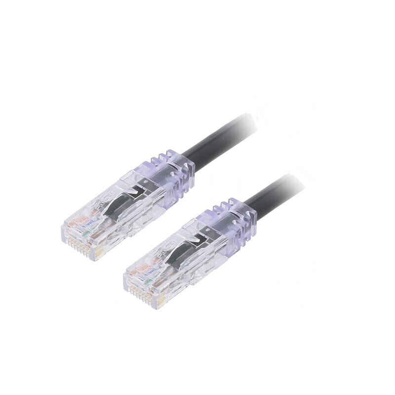 Patch cord TX6A 10Gig U/UTP Cat6a PVC Negru 0,5m | Electronic-mag.ro | Componente Electronice Patch cord TX6A 10Gig U/UTP Cat6a PVC Negru 0,5m | Electronic-mag.ro | Componente Electronice