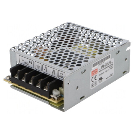 Alimentator modular 35W 48V 0.8A RS-35-48 | Electronic-mag.ro | Componente Electronice