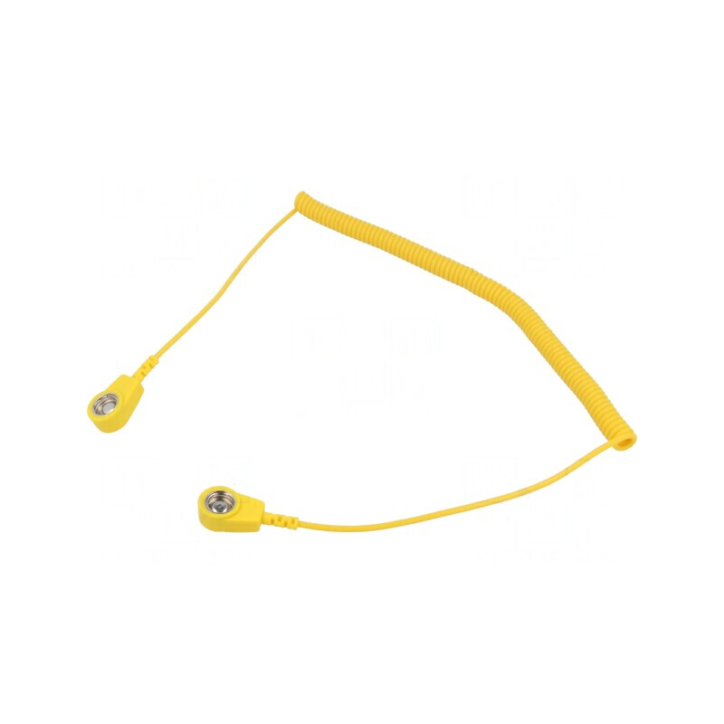 Cablu de Conexiune ESD Spiralat Negru 2m | Electronic-mag.ro | Componente Electronice