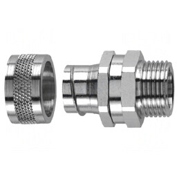 Conectori Finali Drepți Alamă IP40 PG Rotativ | Electronic-mag.ro | Componente Electronice