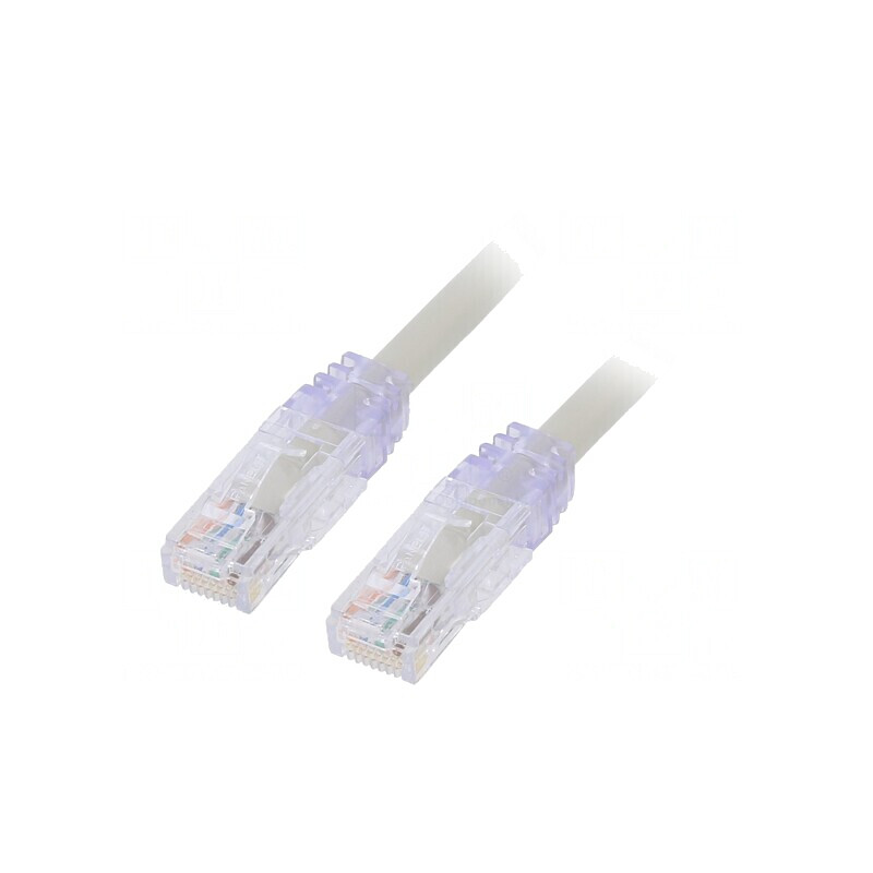 Patch cord Cat6a U/UTP PVC Gri 0.5m | Electronic-mag.ro | Componente Electronice Patch cord Cat6a U/UTP PVC Gri 0.5m | Electronic-mag.ro | Componente Electronice