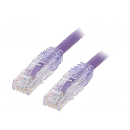 Patch cord violet TX6A™ 10Gig U/UTP 6a 0,5m | Electronic-mag.ro | Componente Electronice
