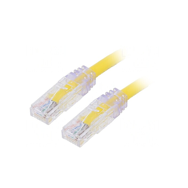 Patch cord U/UTP CAT6A PVC Galben 0.5m | Electronic-mag.ro | Componente Electronice Patch cord U/UTP CAT6A PVC Galben 0.5m | Electronic-mag.ro | Componente Electronice