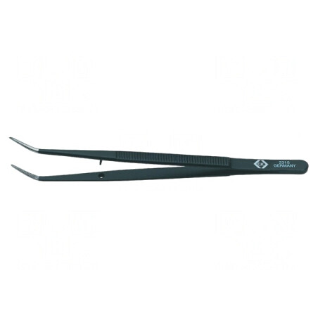 Pensetă Precizie 150mm Vârf Curbat | Electronic-mag.ro | Componente Electronice