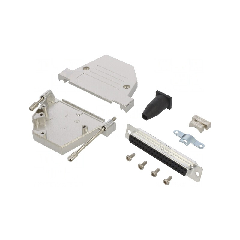 Conector D-Sub 37 PIN mamă unghi 45° lipire pe cablu aurit | Electronic-mag.ro | Componente Electronice Conector D-Sub 37 PIN mamă unghi 45° lipire pe cablu aurit | Electronic-mag.ro | Componente Electronice