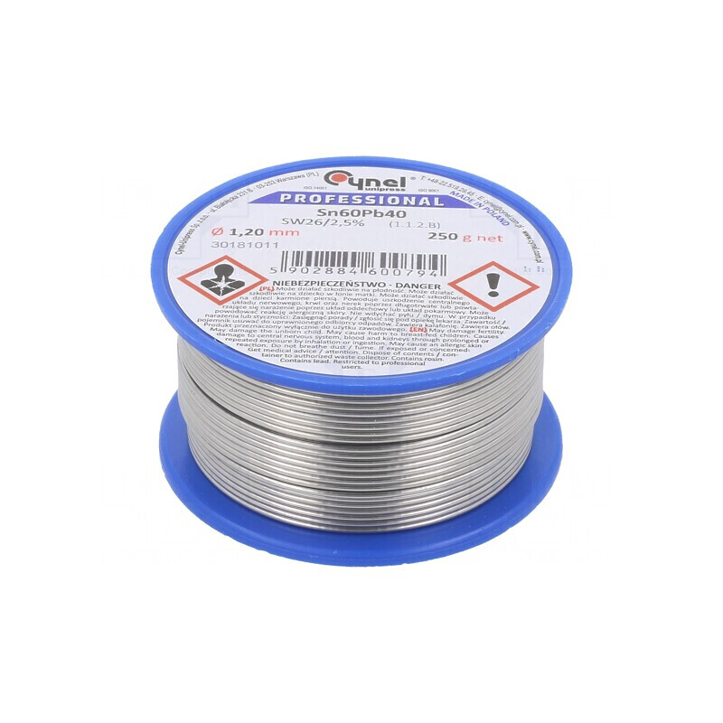 Sârmă de lipit cu plumb 1,2mm 0,25kg | Electronic-mag.ro | Componente Electronice Sârmă de lipit cu plumb 1,2mm 0,25kg | Electronic-mag.ro | Componente Electronice
