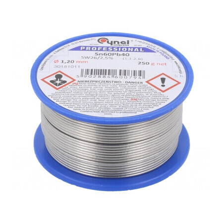 Sârmă de lipit cu plumb 1,2mm 0,25kg | Electronic-mag.ro | Componente Electronice
