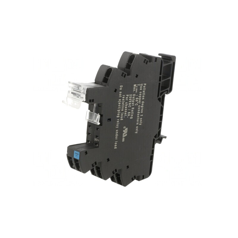 Stativ pentru Șină DIN cu Cleme cu Arc 10A 250VAC | Electronic-mag.ro | Componente Electronice
