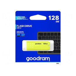 Memorie USB 2.0 128GB Galbenă | Electronic-mag.ro | Componente Electronice