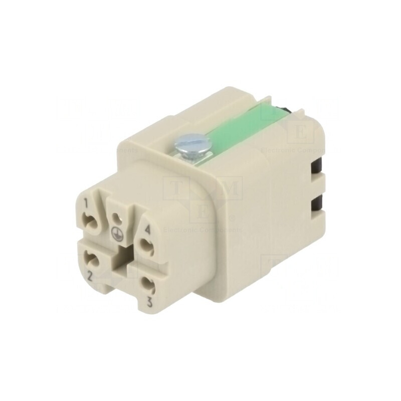 Conector Han® A 5 PIN 4 PE Mamă | Electronic-mag.ro | Componente Electronice