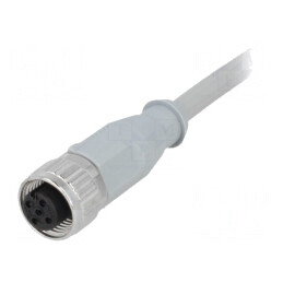 Mufă M12 4 pini mamă drept 3m DeviceNet CANopen | Electronic-mag.ro | Componente Electronice