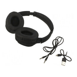 Căști Bluetooth 5.0 Over-Ear Negre M291-B