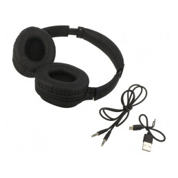 Căști Bluetooth 5.0 Over-Ear Negre M291-B | Electronic-mag.ro | Componente Electronice