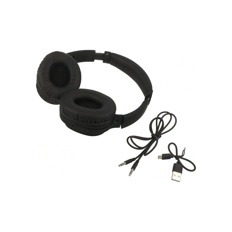 Căști Bluetooth 5.0 Over-Ear Negre M291-B | Electronic-mag.ro | Componente Electronice