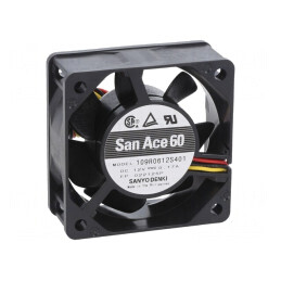 Ventilator axial 12V 60x60x25mm | Electronic-mag.ro | Componente Electronice