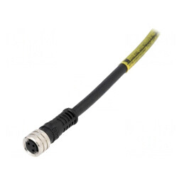 Conector M8 Mamă 4 PIN cu Cablu Nano-Change | Electronic-mag.ro | Componente Electronice