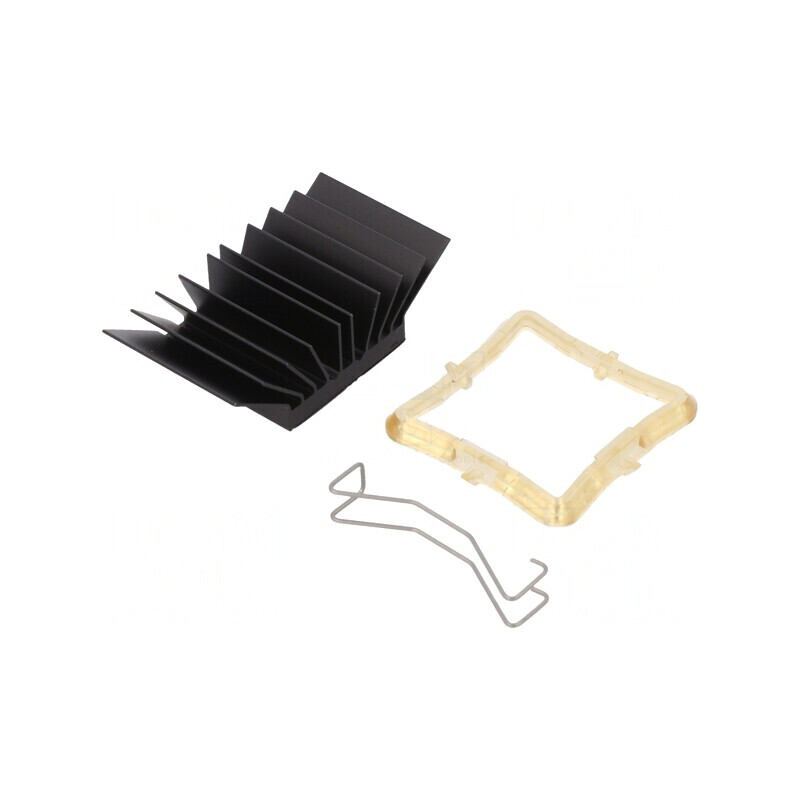 Radiator extrudat cu aripioare BGA negru 29x29mm | Electronic-mag.ro | Componente Electronice Radiator extrudat cu aripioare BGA negru 29x29mm | Electronic-mag.ro | Componente Electronice