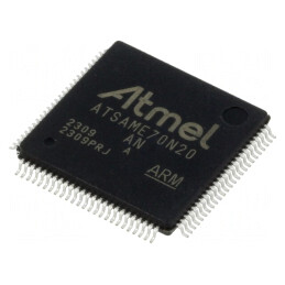 Microcontroler ARM LQFP100 1,62-3,6VDC ATSAME70N20A-AN | Electronic-mag.ro | Componente Electronice