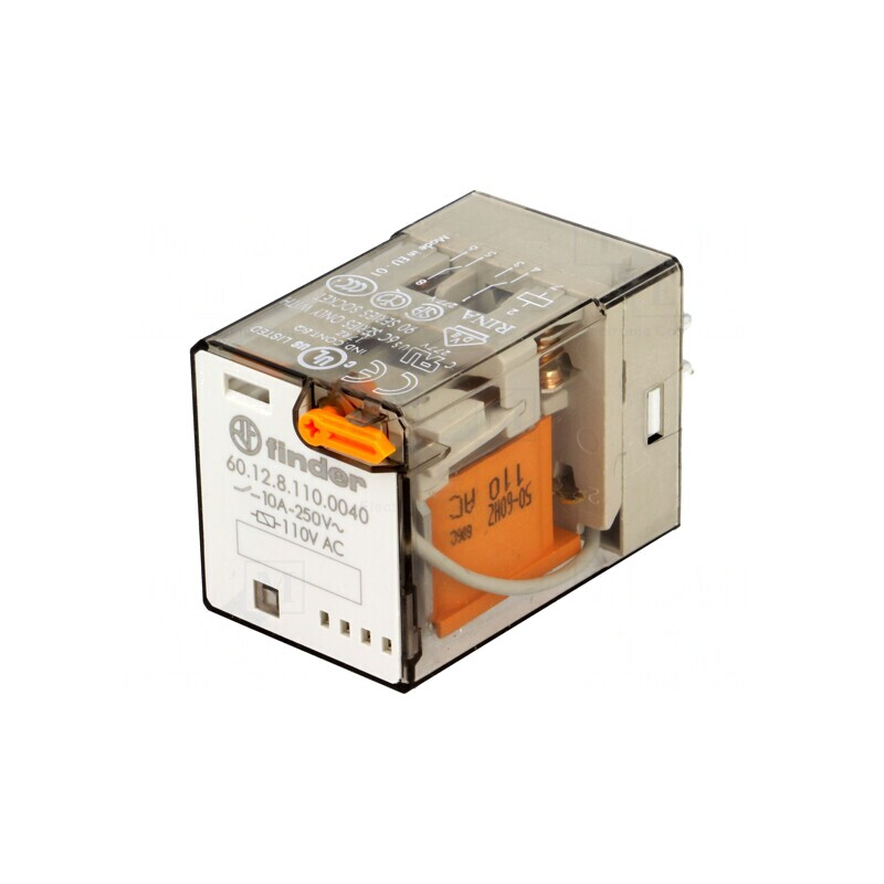 Releu Electromagnetic DPDT 110VAC 10A | Electronic-mag.ro | Componente Electronice