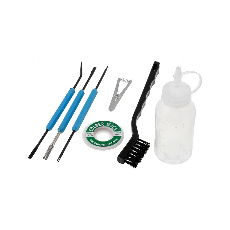 Set Răzuitoare și Perii 180mm - 7 Bucăți | Electronic-mag.ro | Componente Electronice