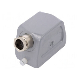 Carcasă pentru conectori HDC dimensiune 10 pe cablu M20 | Electronic-mag.ro | Componente Electronice