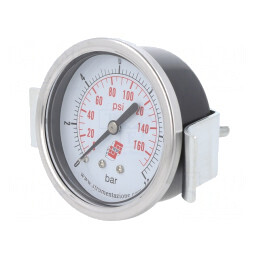 Manometru 0-12 bar pentru lichide și gaze 63mm | Electronic-mag.ro | Componente Electronice