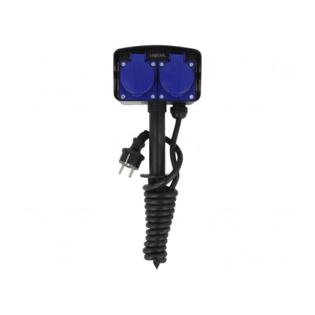 Prelungitor 2 Prize 250V 16A Negru | Electronic-mag.ro | Componente Electronice