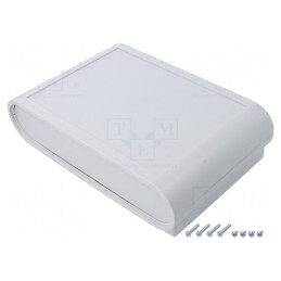 Carcasă Desktop Gri SOBREMESA 140x218x55mm ABS | Electronic-mag.ro | Componente Electronice