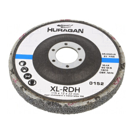 Disc de șlefuire Ø115x12mm, orificiu 22mm | Electronic-mag.ro | Componente Electronice