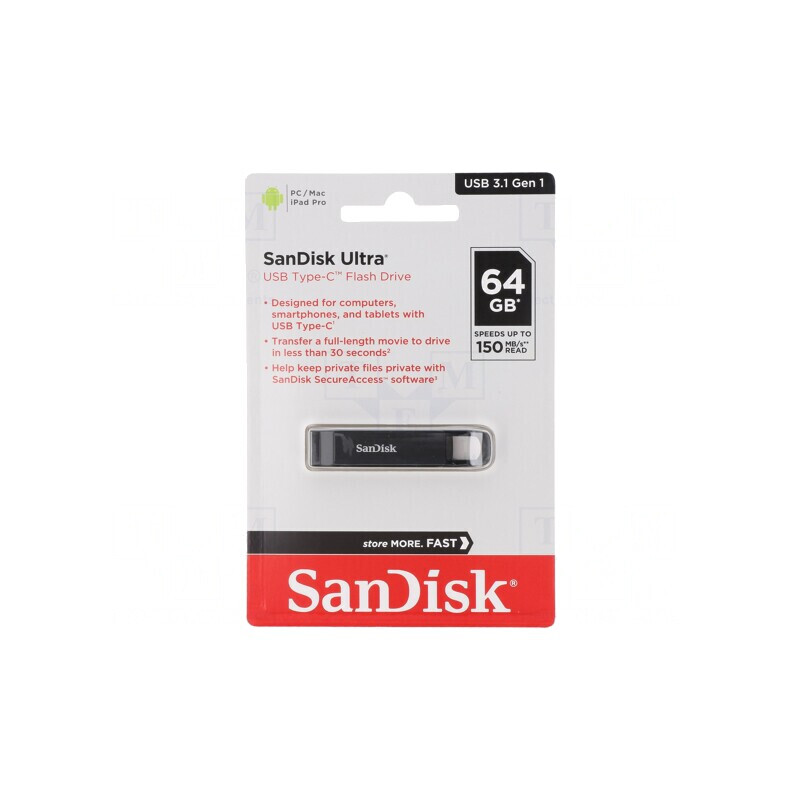 Pendrive USB 3.1 64GB USB C Ultra | Electronic-mag.ro | Componente Electronice
