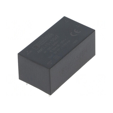 Convertor AC/DC 13,5W 5VDC AMEL15-5SJZ | Electronic-mag.ro | Componente Electronice