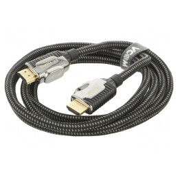 Cablu HDMI 2.1 HDCP 2.2 PVC 2m | Electronic-mag.ro | Componente Electronice