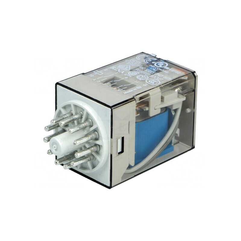Releu Electromagnetic 3PDT 48VDC 10A | Electronic-mag.ro | Componente Electronice