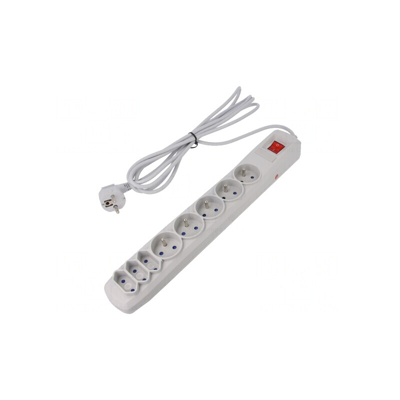Prelungitor 8 Prize cu Protecție la Supratensiune 10A | Electronic-mag.ro | Componente Electronice Prelungitor 8 Prize cu Protecție la Supratensiune 10A | Electronic-mag.ro | Componente Electronice