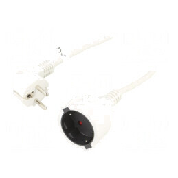 Prelungitor alimentare 5m negru 10A | Electronic-mag.ro | Componente Electronice