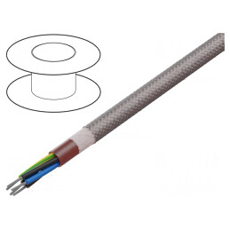 Cablu Silicon Maro-Roșu 5G2,5mm2 60-180°C | Electronic-mag.ro | Componente Electronice
