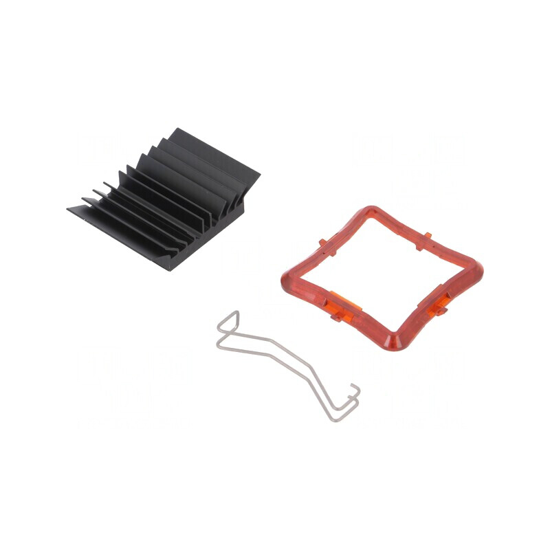 Radiator extrudat cu aripioare BGA negru 30x30mm | Electronic-mag.ro | Componente Electronice Radiator extrudat cu aripioare BGA negru 30x30mm | Electronic-mag.ro | Componente Electronice