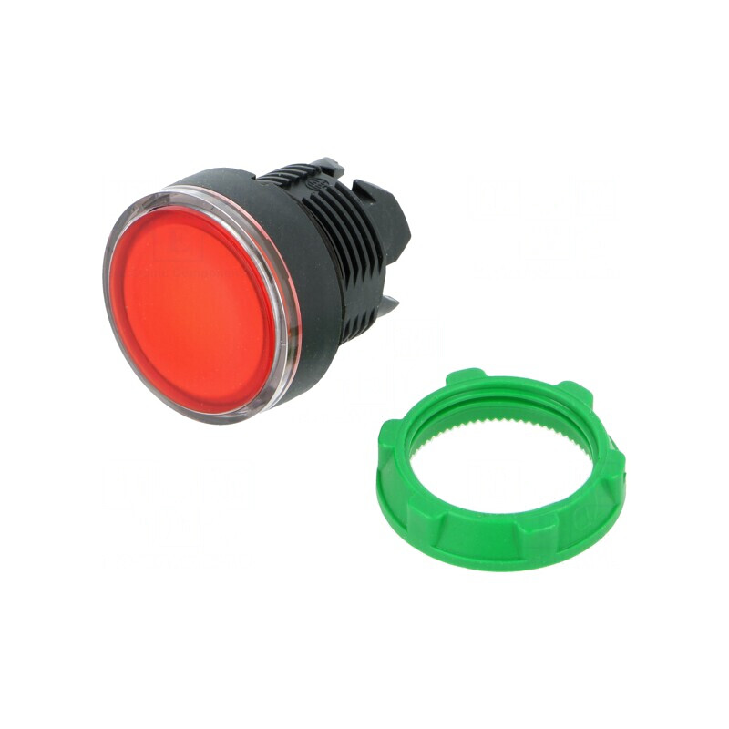 Comutator Apăsare 22mm Roșu IP66 | Electronic-mag.ro | Componente Electronice