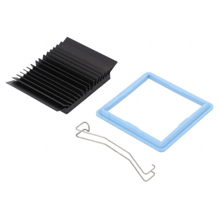 Radiator BGA Negru 45x45mm | Electronic-mag.ro | Componente Electronice