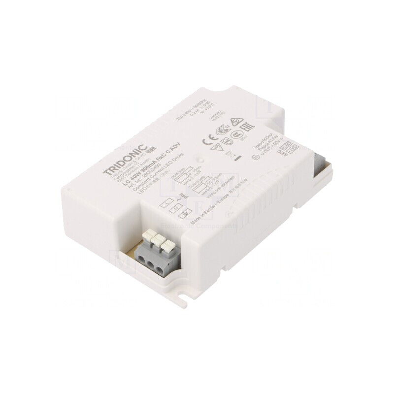 Alimentator LED 40W 25-45VDC 900mA | Electronic-mag.ro | Componente Electronice