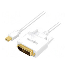 Cablu DisplayPort 1.2 Alb 3m | Electronic-mag.ro | Componente Electronice