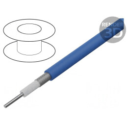 Cablu Coaxial Semi Flex 141 Cu FEP 4,1mm