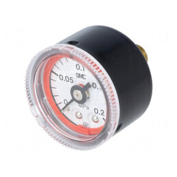 Manometru 0-2 bar Oțel Filet R 1/8 37.5mm | Electronic-mag.ro | Componente Electronice