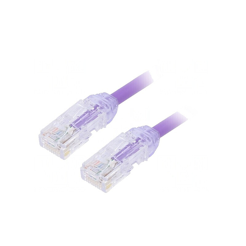Patch Cord U/UTP Cat6a LSZH Violet 0.5m 28AWG | Electronic-mag.ro | Componente Electronice Patch Cord U/UTP Cat6a LSZH Violet 0.5m 28AWG | Electronic-mag.ro | Componente Electronice