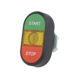 Comutator Dublu 22mm Roșu/Verde IP66 | Electronic-mag.ro | Componente Electronice