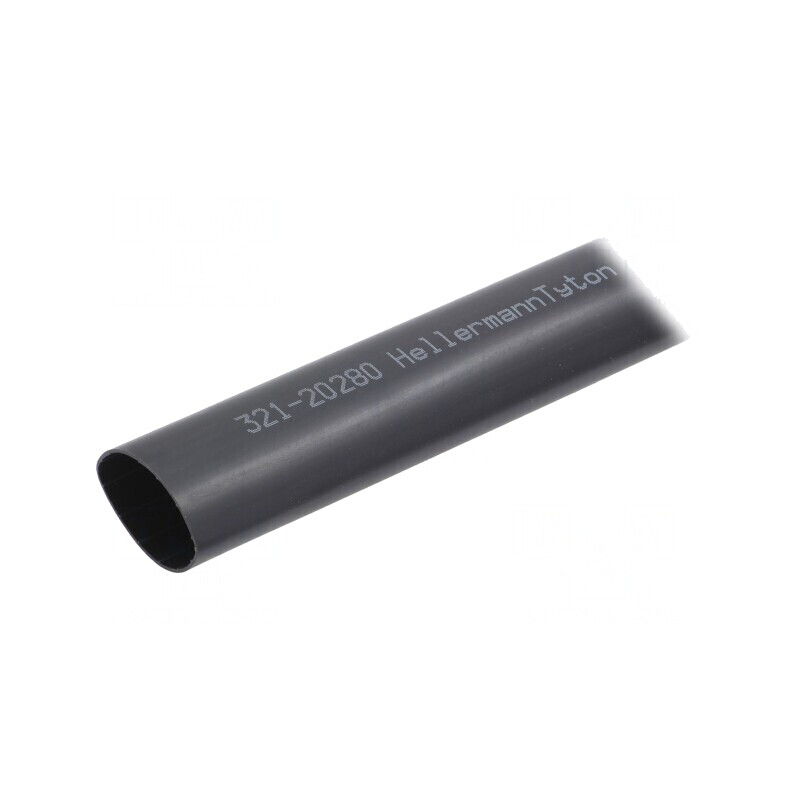 Manșon termocontractabil cu adeziv 33mm, 1m, negru | Electronic-mag.ro | Componente Electronice