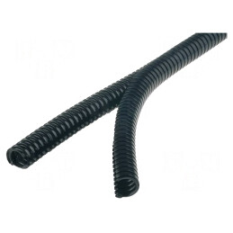 Tub de protecție poliamidă neagră 28mm -40÷110°C | Electronic-mag.ro | Componente Electronice