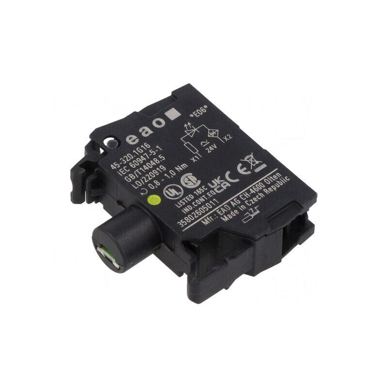Element de iluminare 22mm 24VAC pentru placa frontală | Electronic-mag.ro | Componente Electronice