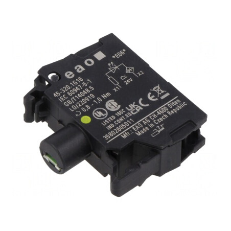 Element de iluminare 22mm 24VAC pentru placa frontală | Electronic-mag.ro | Componente Electronice