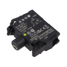Element de iluminare 22mm 24VAC pentru placa frontală | Electronic-mag.ro | Componente Electronice